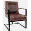 Lanika 23.6" Wide Genuine Leather Armchair-355502672