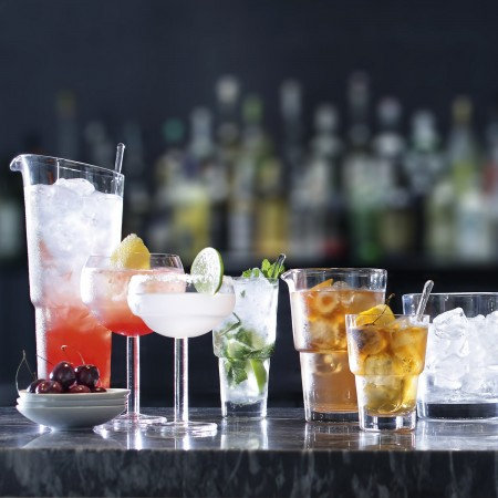 Mixologist Handmade Glass Drinking Glass