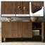Martha 63"Wide Modern 4 Door Fluted Sideboard with Cable Management-664394837