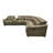 Ayshea 119.5" Wide Leather Match Reversible Reclining Corner Sectional-374491707-375614579