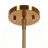 4-Light Brass Dimmable 21" Width Pendant Light-766272648