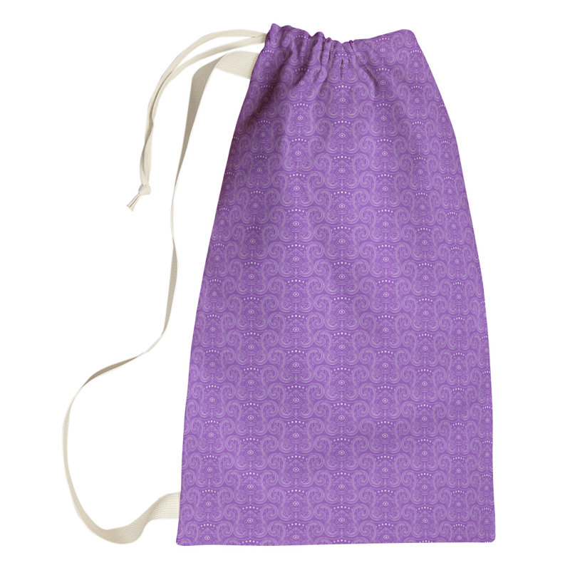 Sac à linge troisième oeil jade, Petit (H 64 po x l 20 po x P 1,5 po), Rose foncé