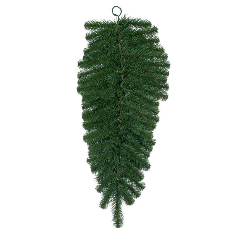 Ophelia & Co. 48" Deluxe Sequoia Pine Artificial Unlit Teardrop with 193 Realistic PVC Tips, 3 ft