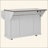 58" Farmhouse Kitchen Island With Storage, Sliding Barn Door & Metal Grid Side Door, Rolling Kitchen Island On 5 Wheels With Spice Rack, Glass Holders,Island Table With Drop Leaf For Kitchen-744776967