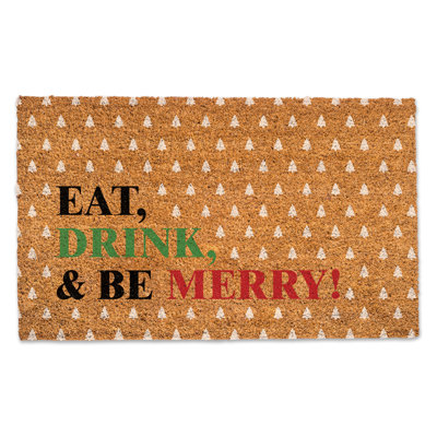 Tapis de porte 30 "x 18" Ellason Eat Drink and Be Merry