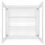 Armoire murale traditionnelle standard en contreplaqué, prête à assembler, HOMEIBRO Cozy Design, 30 po L x 12 po P x 30 po H, blanc traditionnel-93931427-93931435