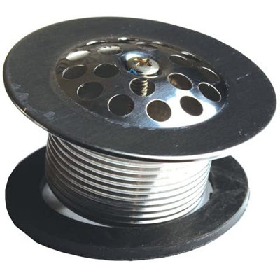Crépine à bouchons de vidange et débordement en acier inoxydable avec fil 1-5 / 8 X 16 po Avalon