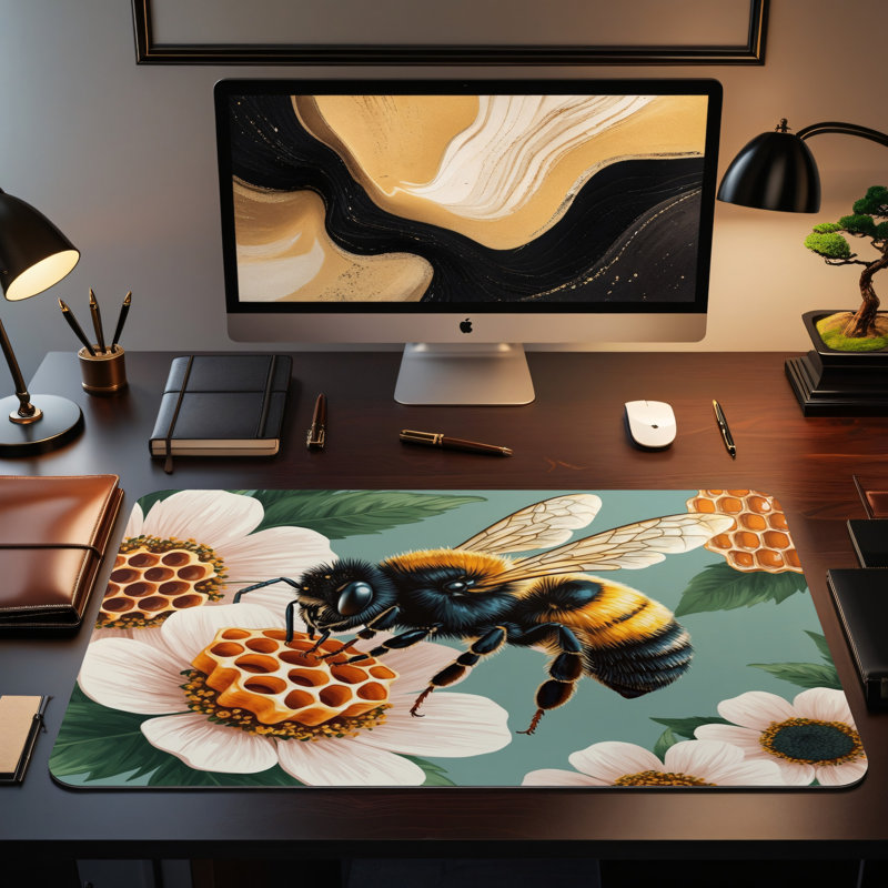 Polyester Desk Pad, 31.5x15.5