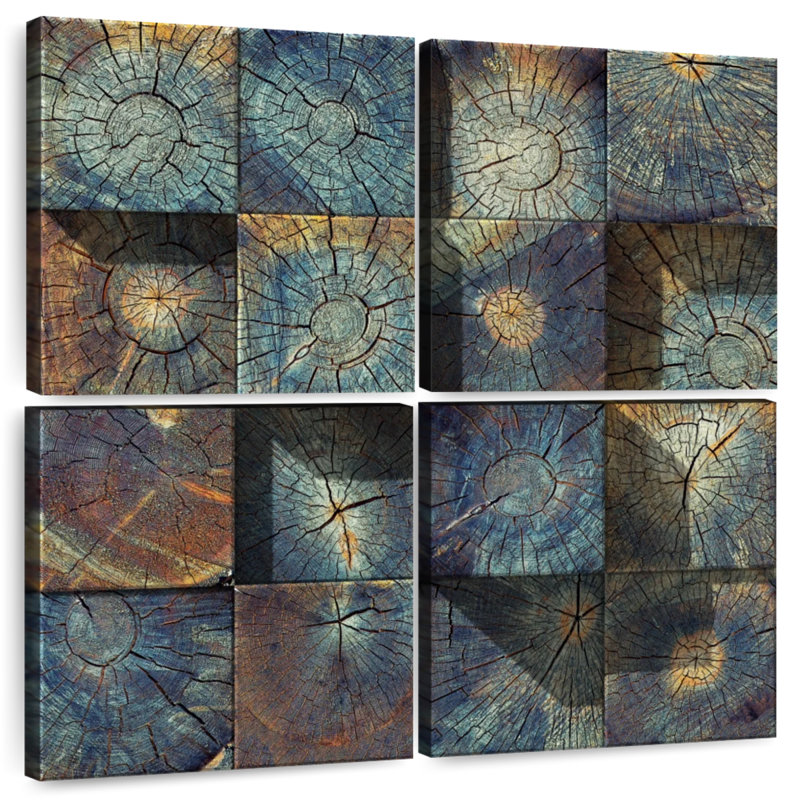 Tree Trunk Blocks, 57" H x 57" W