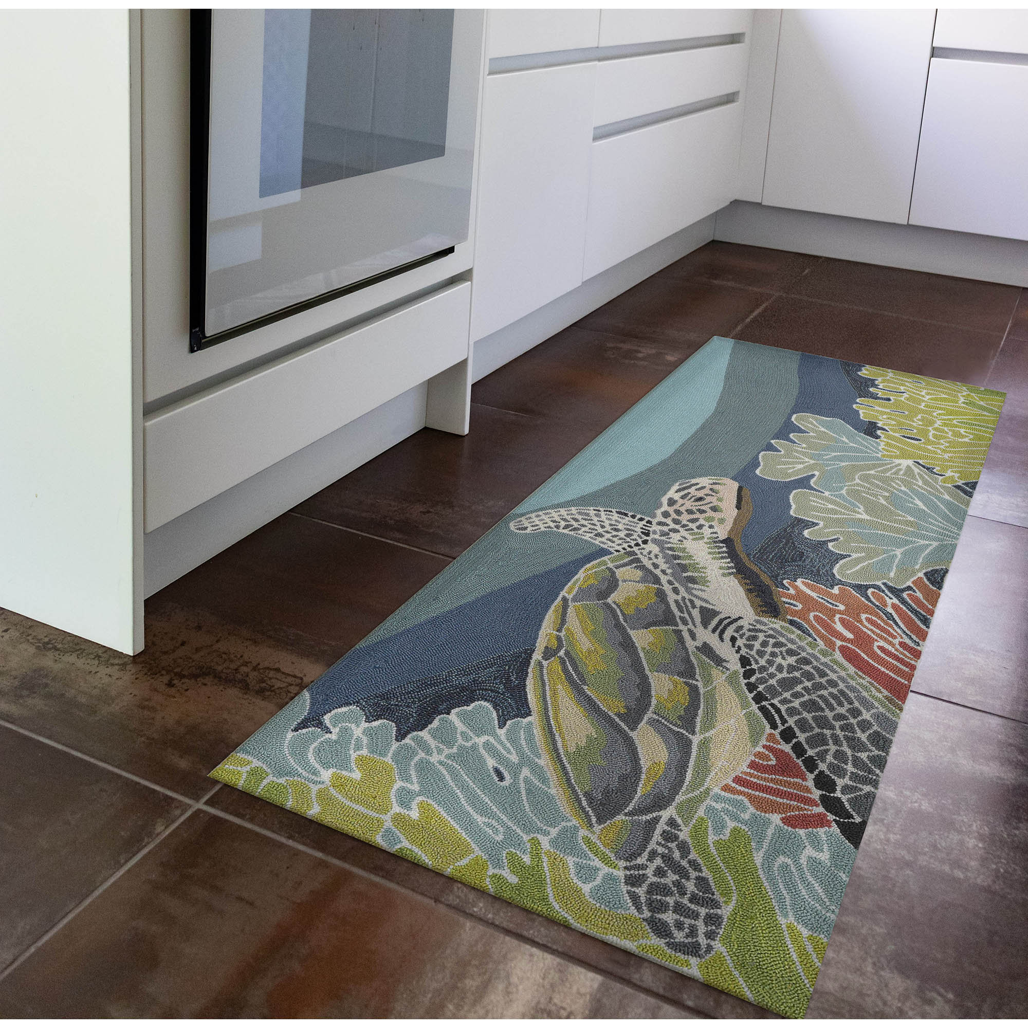 Beachcrest Home Hemsworth Handmade Tufted Blue Indoor / Outdoor Area Rug & Reviews | Wayfair