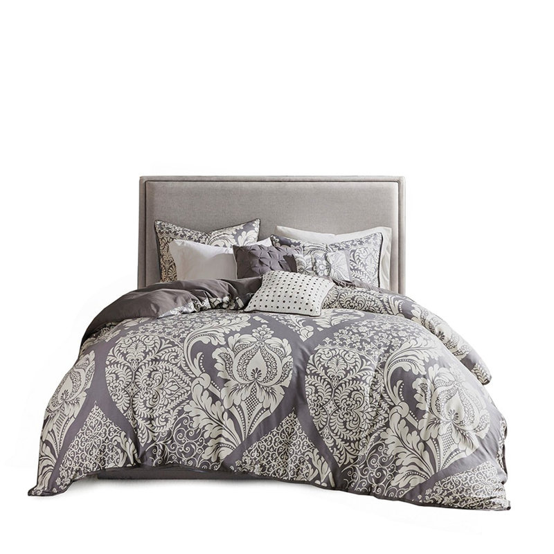 Ensemble de housse de couette pour lit double / grand 6 pièces, Double/grand housse de couette + 5 pièces supplé