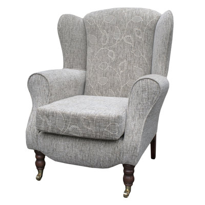 81cm Wide Tufted Wingback Chair