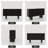 63'' Buffet Cabinet with Fluted Doors Kitchen Storage Sideboard-1217322609