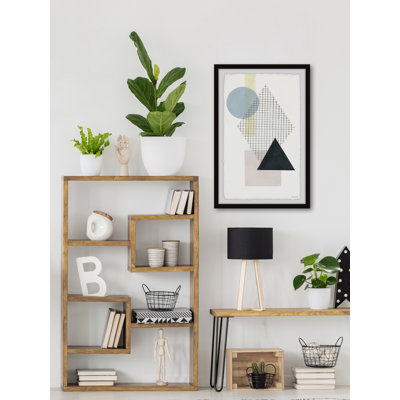 Connected Shapes by Marmont Hill - Single Picture Frame Painting