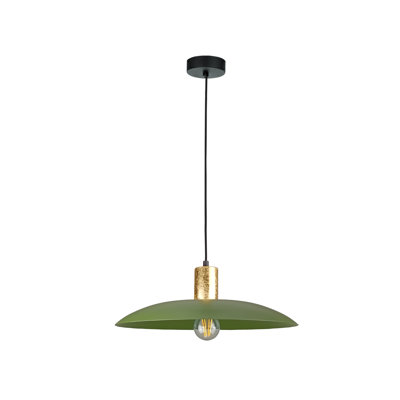 1 - Light Matte Black Dome Pendant