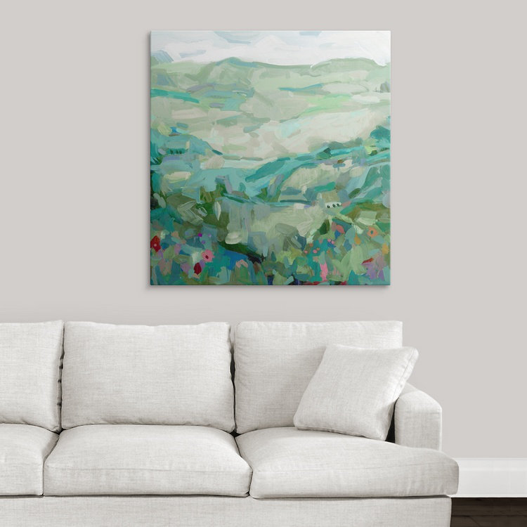 Ezmae «Wild», reproduction d'art, H 20 po x l 19 po x P 1,5 po, Toile