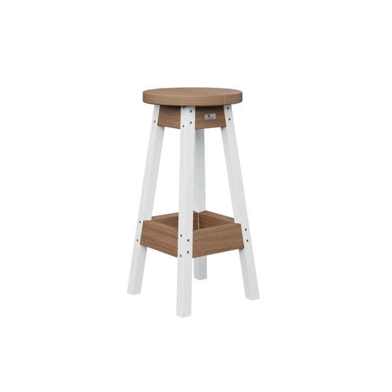 Tabouret de bar d'extérieur Berlin Gardens, 30", Acajou antique