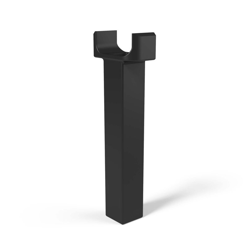 Support en aluminium Inspire Railing, Sable noir