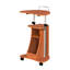 Chariot pour ordinateur portable à hauteur réglable avec compartiments de rangement-53525274