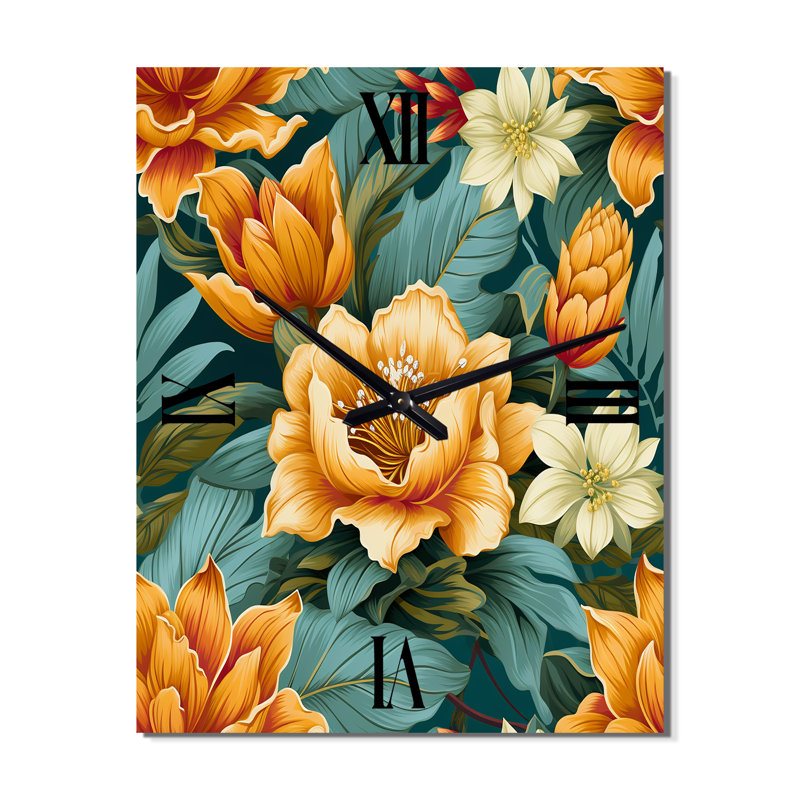 Jalitza - Tropical Very Large Wall Clocks, Extra Small
