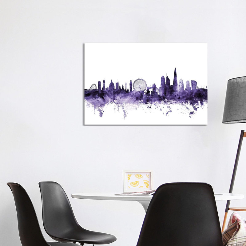 London, England Skyline I by Michael Tompsett - Wrapped Canvas Print, 66.04cm H x 101.6cm W x 1.91cm D