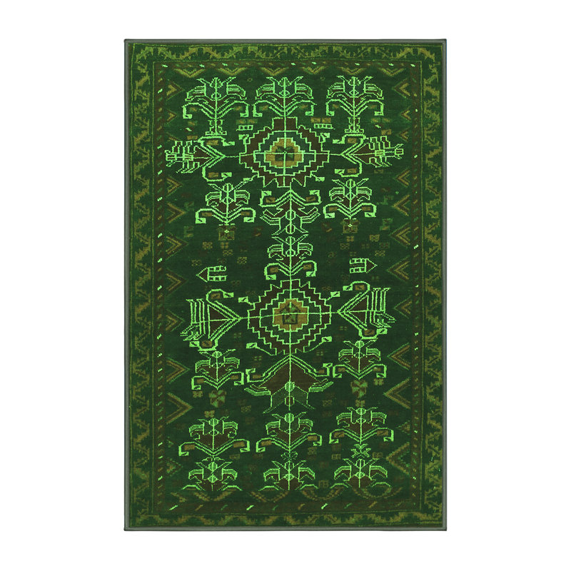Tapis vert traditionnel Traditional 2032, Rectangle de 5 pi x 8 pi