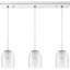 Luminaire suspendu linéaire pour îlot de cuisine 3 lumières Zambrano-836759404-931808468