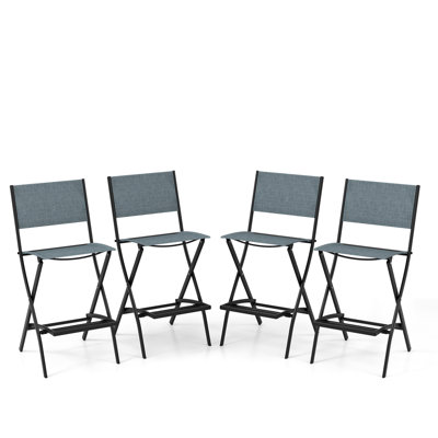 Jamarkis Metal Outdoor 28'' Bar Stool