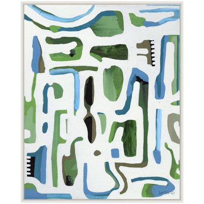 «Électronique» par Susan Hable, peinture sur toile