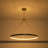 LED Dimmable Aluminum Circular Chandelier-541770870