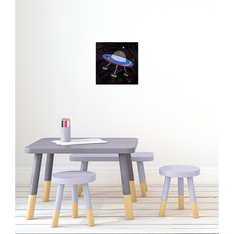 «Spaceship Adventure Four», art sur toile, H 16 po x l 16 po x P 1,5 po