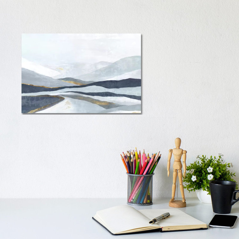 "Far Away Land I" par Eva Watts - impression sur toile tendue, H 8 po x l 12 po x P 0,75 po