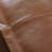 Armless Brown Loveseat Sofa