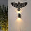 Corbeau nordique - Sculpture murale en métal avec vis - Décoration murale noire