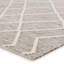 Wool Geometric Area Rug in Gray-441397817