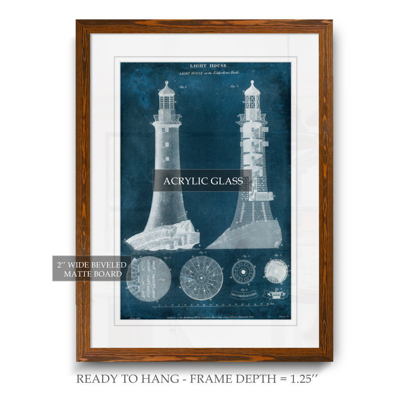 « blueprint blueprint » par paul cezanne-cadre photo, impression, H 30 po x l 22 po x P 1 po, Impression avec cadre érable