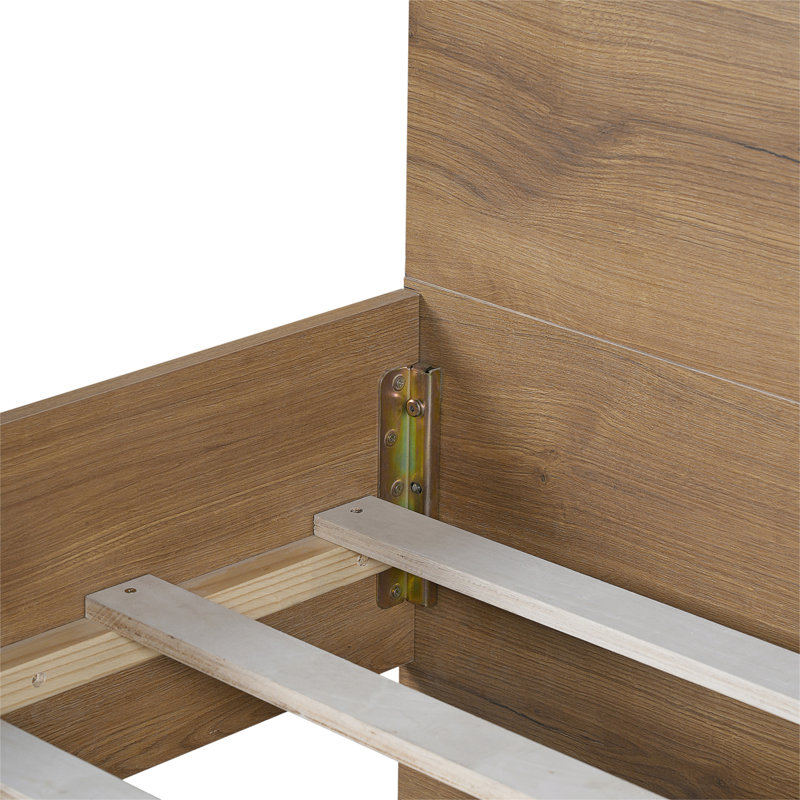 Engineered Wood Bed Frame King Size, King 