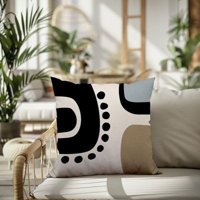 Oreiller carré réversible intérieur / extérieur Tobe Minimalist
