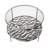 Dhulin Glass Round Coffee Table for Living Room