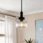 Luminaire suspendu simple avec abat-jour en verre