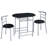 Asaun 3 - Piece Couple Dining Set, Modern Kitchen Table and Chairs, Dining Room Set-193535316-244173299