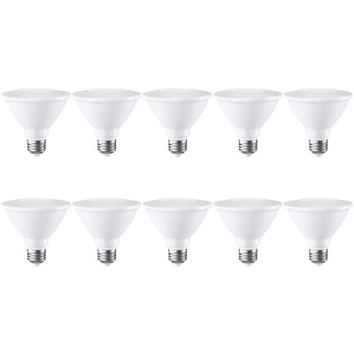 11 watts (équivalent à 70 watts), DEL PAR30, ampoule à intensité variable, culot E26 / moyen (standard)