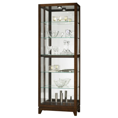 Luke V Lighted Curio Cabinet
