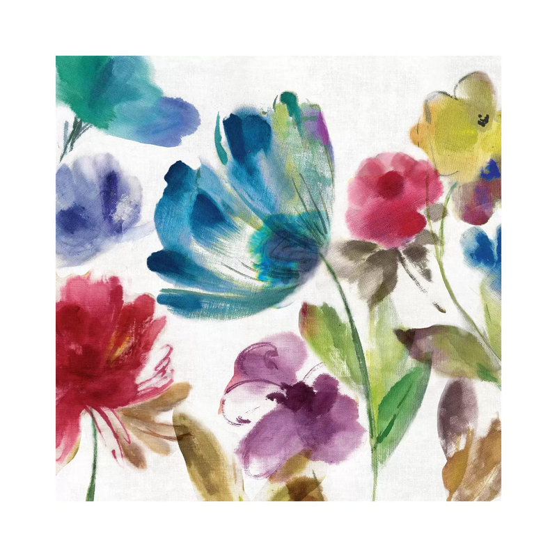 Sarcelle Jardin II 1 Piece Wrapped Canvas Painting