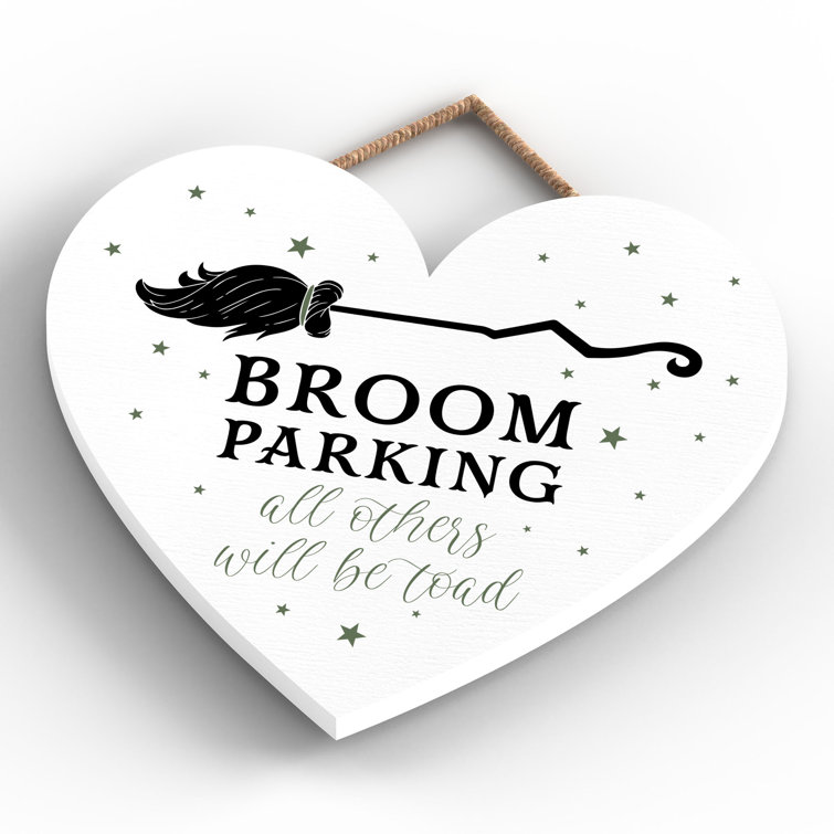 Plaque De Porte Humoristique – BROOM PARKING – Something Different (SD4902)