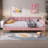 Modern Upholstered Daybed With 4 Support Legs And Button Tufted Design-182296309