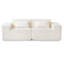 Canapé modulaire rembourré 82 po Berrysburg-130366462