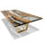 Metal Base Dining Table-1652306820