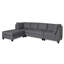 Canapé modulaire de coin avec repose-pieds de gauche 119 po Sawyer-1329466243