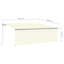Dakota Fields 400cm W x 300cm D Fabric Cover Retractable Patio Awning-831015275-923545907